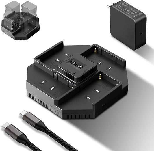 NEEWER 4 Channel NPF Battery Charger by Neewer