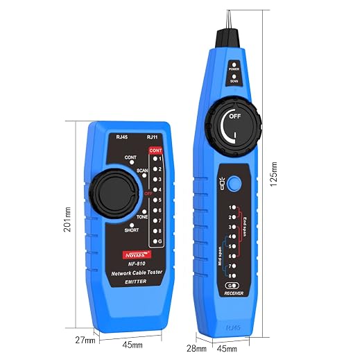 NOYAFA NF-810 Multifunctional Network Cable Tester, Ethernet LAN Network Wire - Image 6