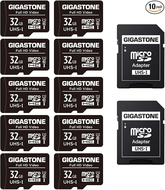 Gigastone 32GB Micro SD Card Full HD Video Surveillance Security Camera Action by Gigastone