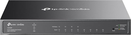 TP-Link TL-SG2008P | Jetstream 8 Port Gigabit Smart Managed PoE Switch | 4 PoE+ by TP-Link