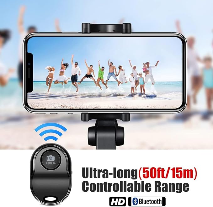 Bluetooth 5.0 Remote Shutter for iPhone & Android Camera Wireless Remote - Image 5