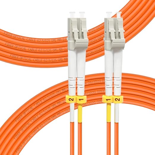 FLYPROFiber- 20M OM1 LC to LC Fiber Patch Cable, Length Options: 0.2m-100m by FLYPROFiber