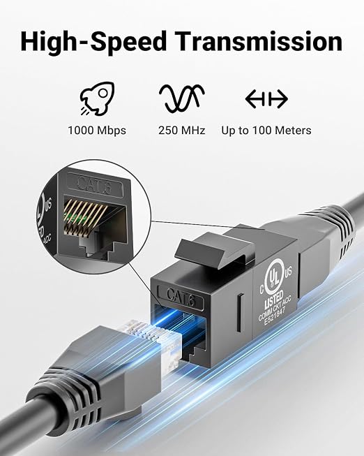 VCE CAT6 RJ45 Keystone Couplers - Image 3