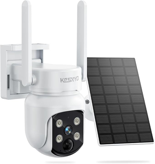 4MP Solar Security Camera, WiFi Camera by KCSNYOCamera