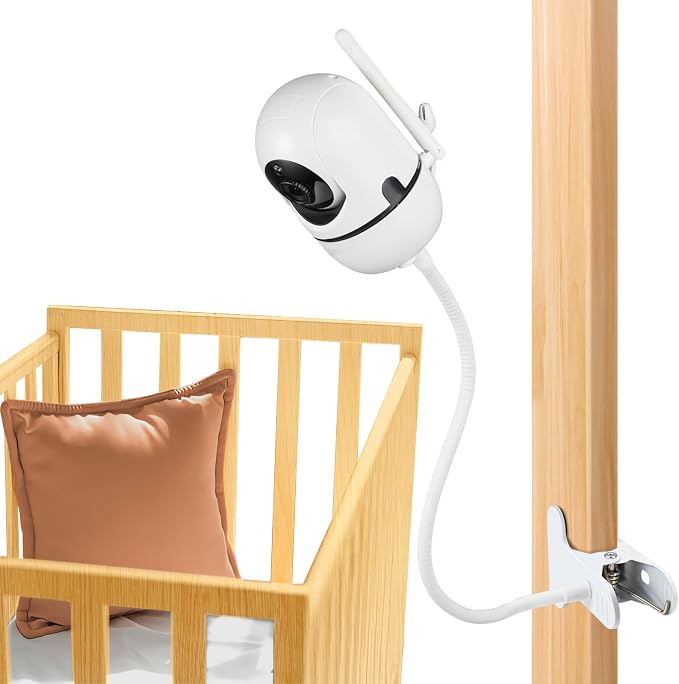 Flexible Baby Monitor Mount for HelloBaby HB6550/HB65/HB40/HB6339/HB66/HB6550Pro by CaGuan