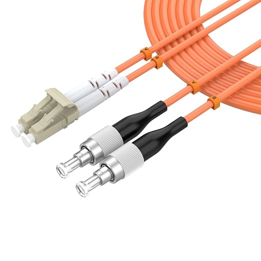 3M/9.8FT OM1 Fiber Patch Cable, LC/UPC to FC/UPC, 62.5/125μm, 10GB Multimode by lidkew