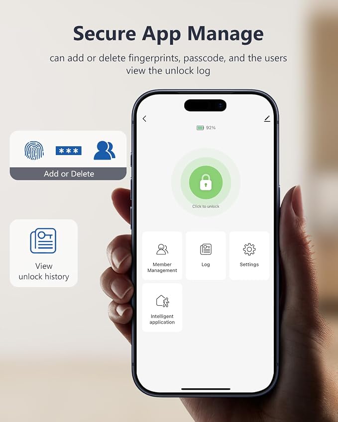 Geek Smart Fingerprint Deadbolt Lock - Image 5