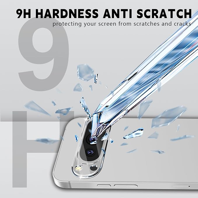 3 Pack for Google Pixel 9 Pro XL Camera Lens Protector, Tempered Glass 9 - Image 3