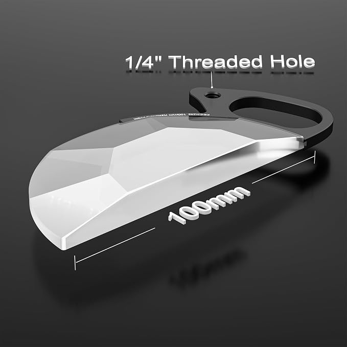 Handheld Kaleidoscope Prism 100mm Half Circle Lens Filter - Image 3