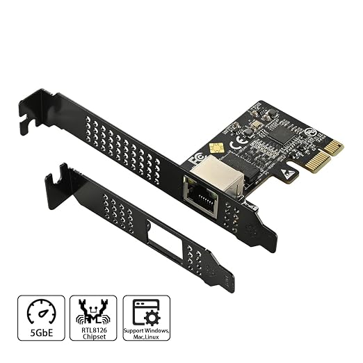 IO CREST 5.0GB PCIe Network Card – PCIe to 5.0 Gigabit Ethernet Network Card - Image 4
