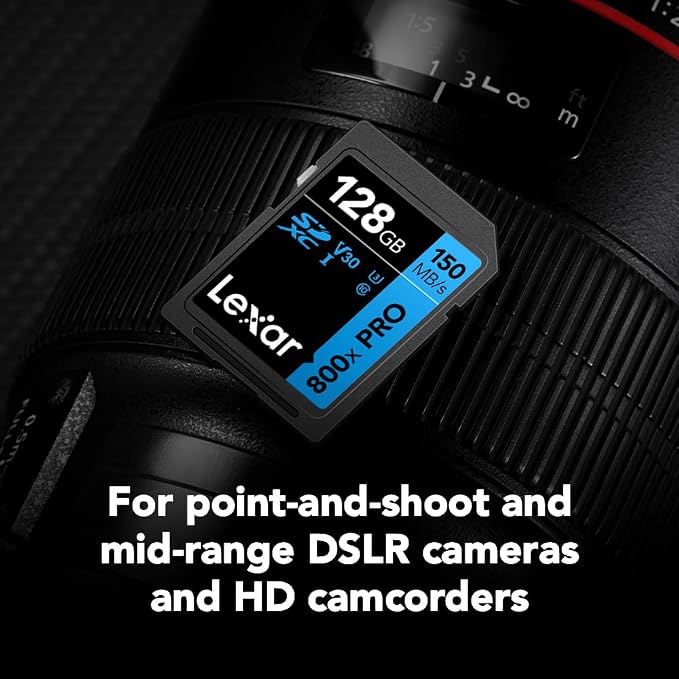 Lexar 128GB High-Performance 800x PRO SD Card, - Image 5