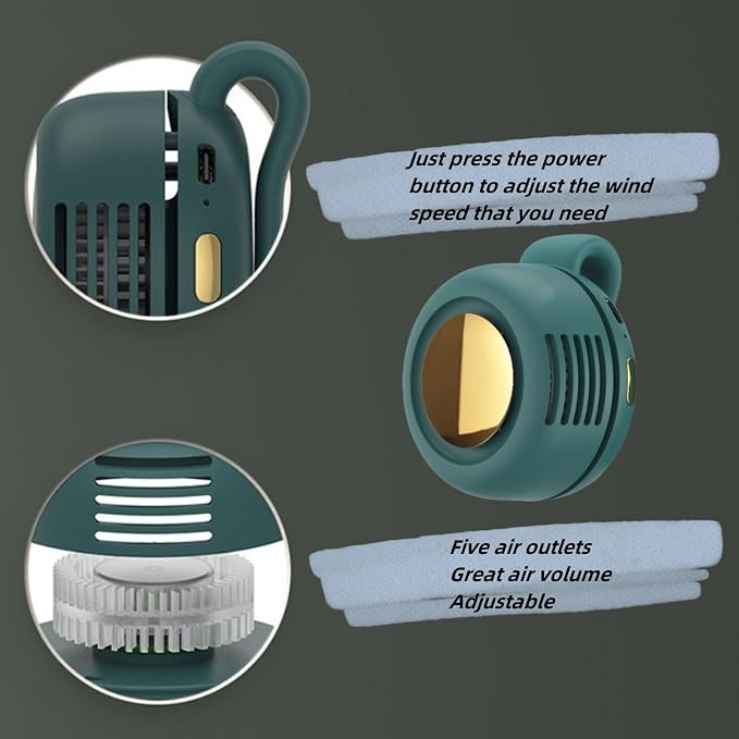 Portable Clip On Fan for Shirt, Mini Fan - Image 3