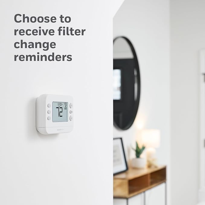 New! Honeywell Home Programmable Thermostat, Single-Stage, 1 Heat/1 Cool - Image 4