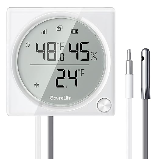 GoveeLife WiFi Refrigerator Thermometer Hygrometer Pro by GoveeLife