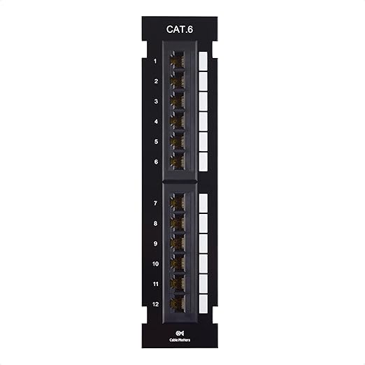 Cable Matters Mini 12-Port Vertical Patch Panel by CableMatters