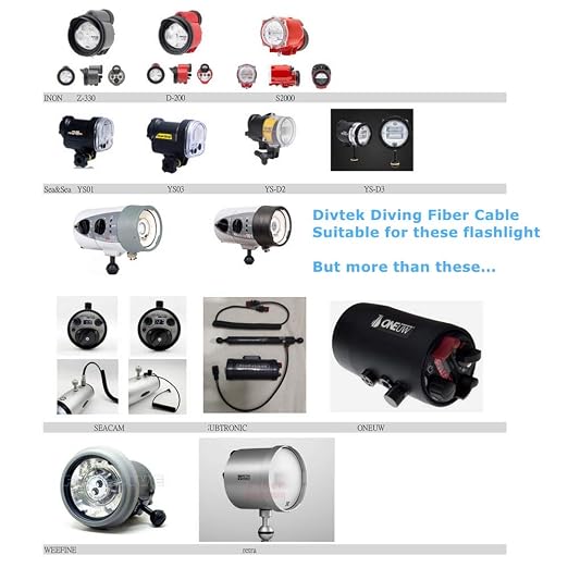 Fiber Optic Cable Flash Link Optical Connection Fuse Sea Underwater Diving - Image 7