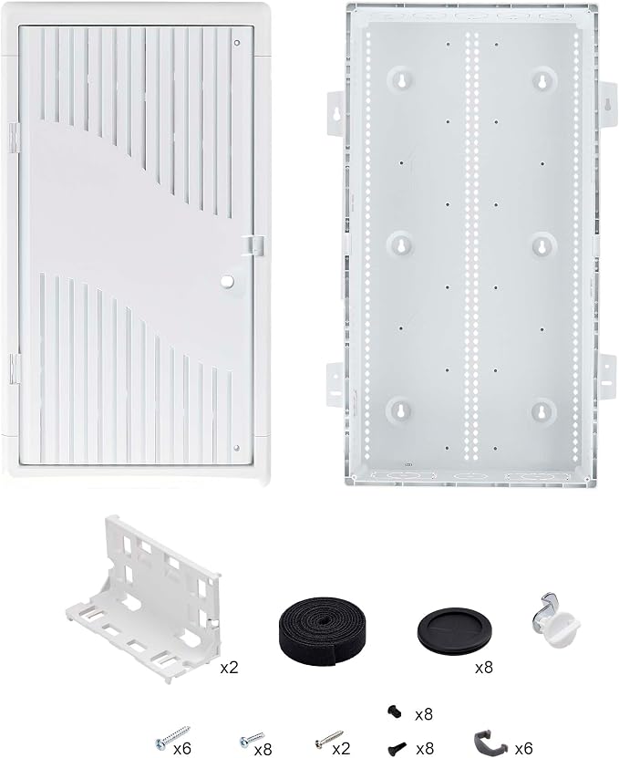 StarTech.com 28-Inch Wall-Mount Media Enclosure, Cable Management Box - Image 9