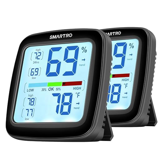 SMARTRO SC42 Professional Digital Hygrometer Indoor Thermometer Room Humidity by SMARTRO