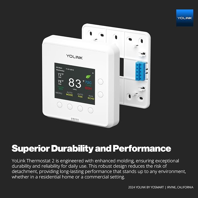 YoLink Thermostat 2, Smart Home & Commercial Thermostat - Image 8