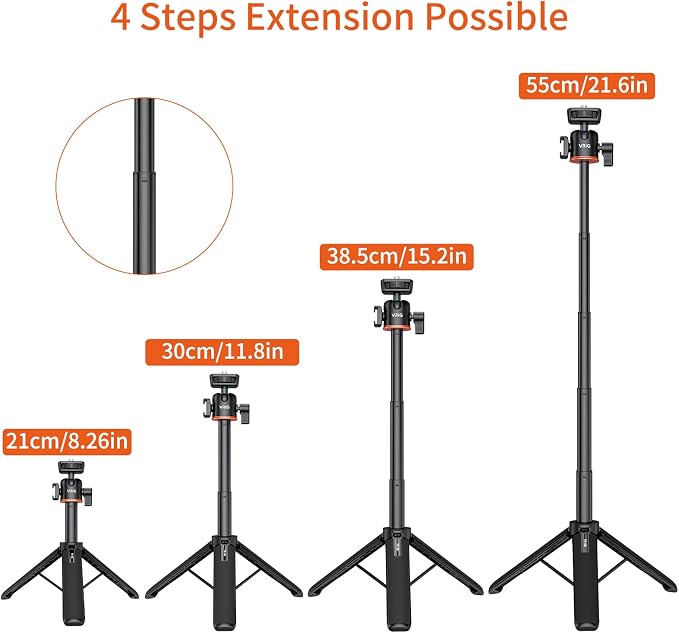 VRIG 21.6" Extension Pole Tripod - Image 2
