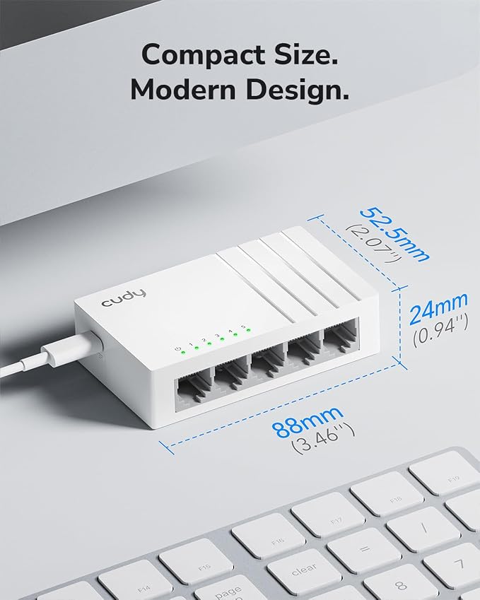 Cudy GS105U 5 Port Gigabit Ethernet Switch - Image 6