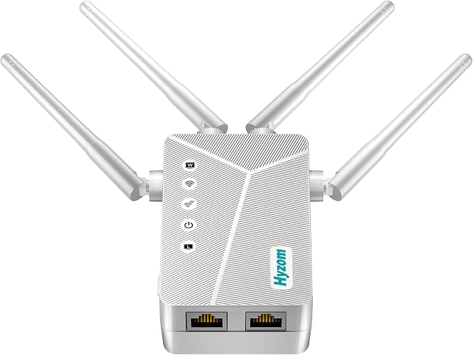 WiFi Extender Signal Booster Covers Up to 15000 Sq Ft by Hyzom