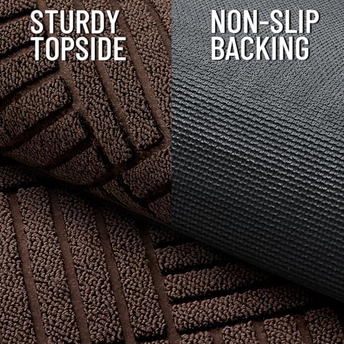 OLANLY Front Door Mat Outside Entrance, Waterproof Heavy-Duty Doormat - Image 5
