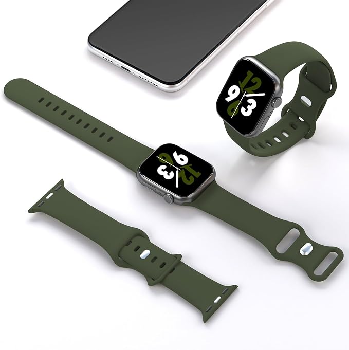 Sport Band Compatible with Apple Watch 38mm 40mm 41mm 42mm 44mm 45mm 46mm 49mm - Image 2