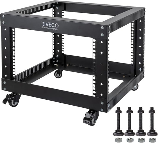 RIVECO 6U Open Frame Server Rack by RIVECO