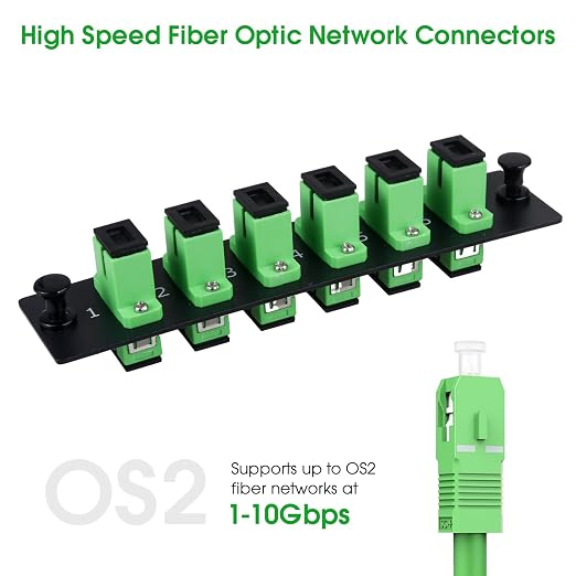 6 Simplex SCAPC Fiber Patch Panel - Image 6