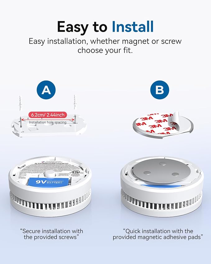 SITERWELL Smoke Detector, 10 Year Product Life Fire Alarm - Image 5
