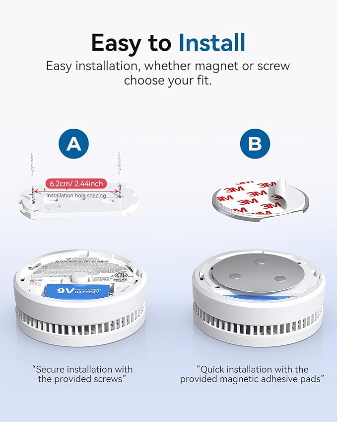 SITERWELL Smoke Detector, 10 Year Product Life Fire Alarm - Image 5