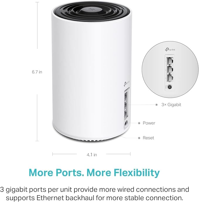 TP-Link Deco XE75 AXE5400 Tri-Band WiFi 6E Mesh System - Image 6