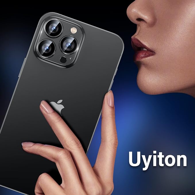 Uyiton for iPhone 14 Pro/iPhone 14 Pro Max Camera Lens Protector, 9H Tempered - Image 6