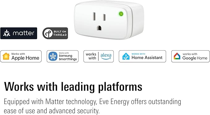 Eve Energy 2 Pack – Smart Plug, App and Voice Control, 100% Privacy, Matter - Image 2