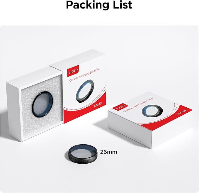 VIOFO CPL Filter Anti-Glare Circular Polarizing Lens - Image 7