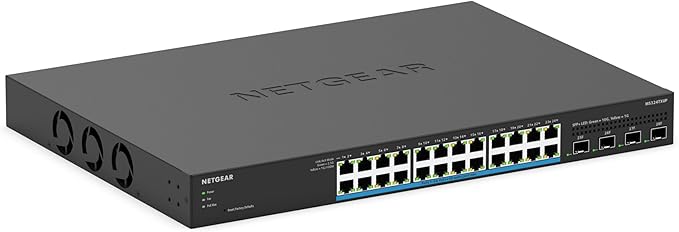 NETGEAR 28-Port Ultra60 PoE Multi-Gigabit Ethernet Smart Switch by NETGEAR