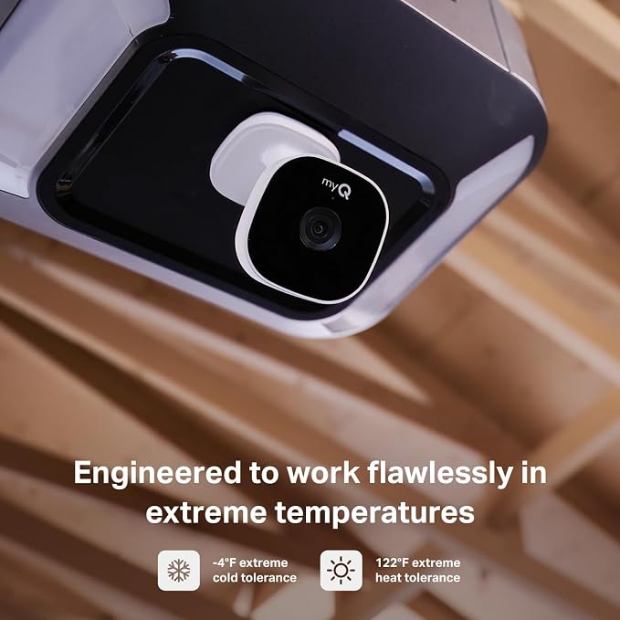 myQ Smart Garage Security Camera – 1080p HD Video, Night Vision, Motion - Image 3