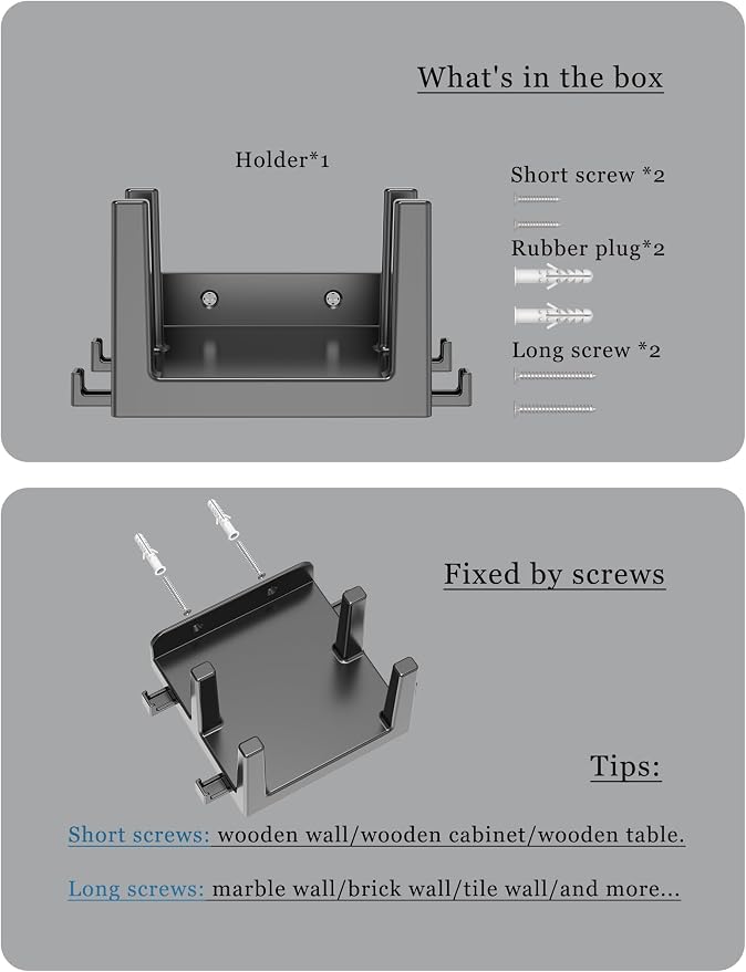 Wall Mount Shelf for WiFi Router, TV Box, Universal Cable Box Shelf Compatible - Image 7
