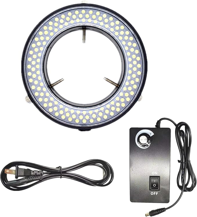 TreochtFUN Microscope 144 Led Ring Light Adjustable Illuminator, Microscope by TreochtFun