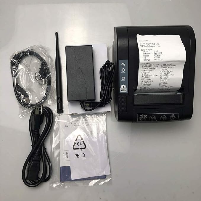 NETUM 80mm Thermal Receipt Printer, WiFi POS Printer - Image 9