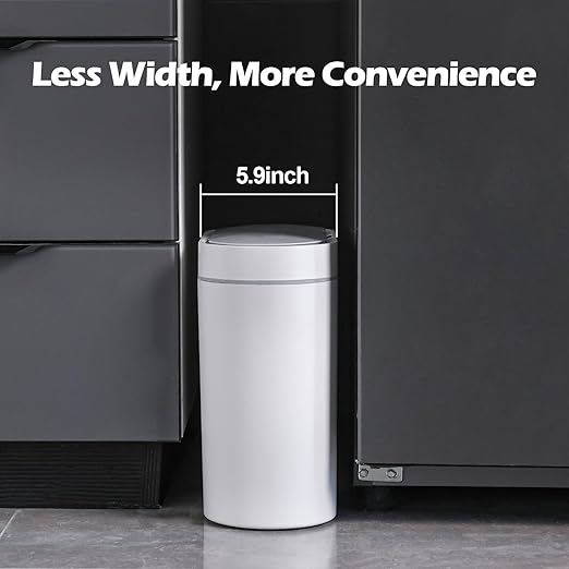 ELPHECO Bathroom Motion Sensor Trash can 2.5 Gallon Automatic Garbage Can - Image 4