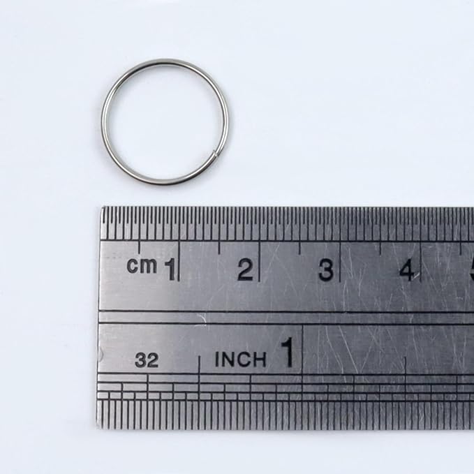 500PCS Stainless Steel Bright Silver Chandelier Split Rings, 0.63inch Diameter - Image 6