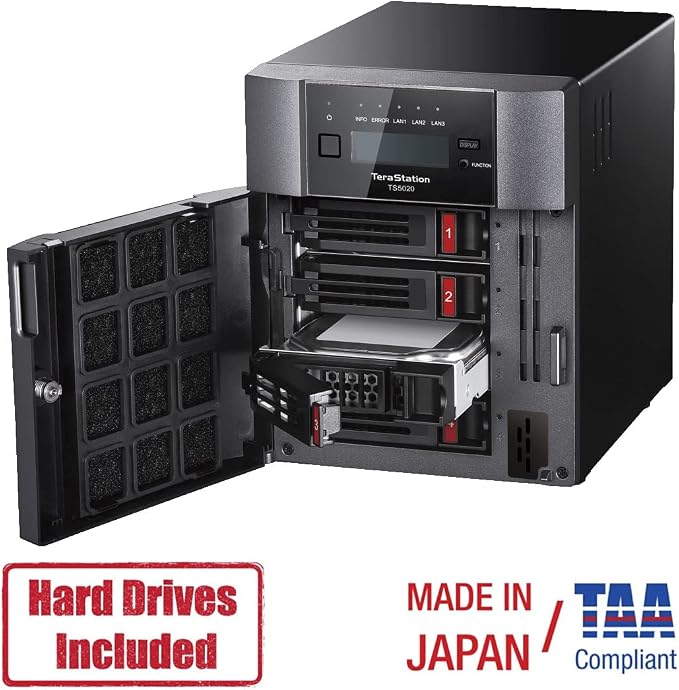 BUFFALO TeraStation 5420DN 4-Bay Business Desktop NAS 48TB - Image 5
