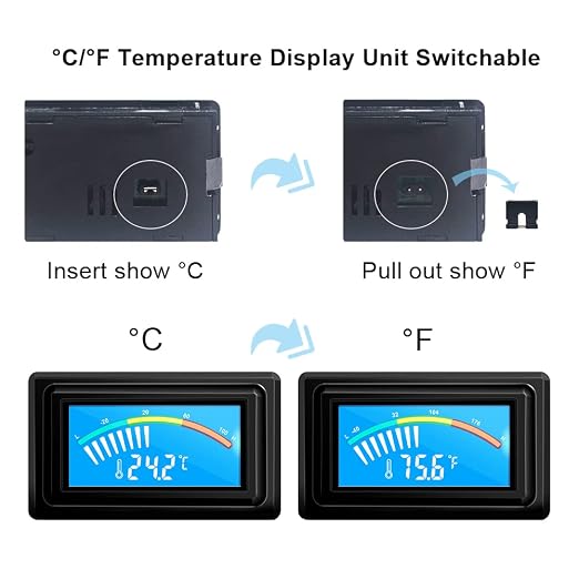 KETOTEK Digital Thermometer Temperature Gauge USB Power Supply - Image 3