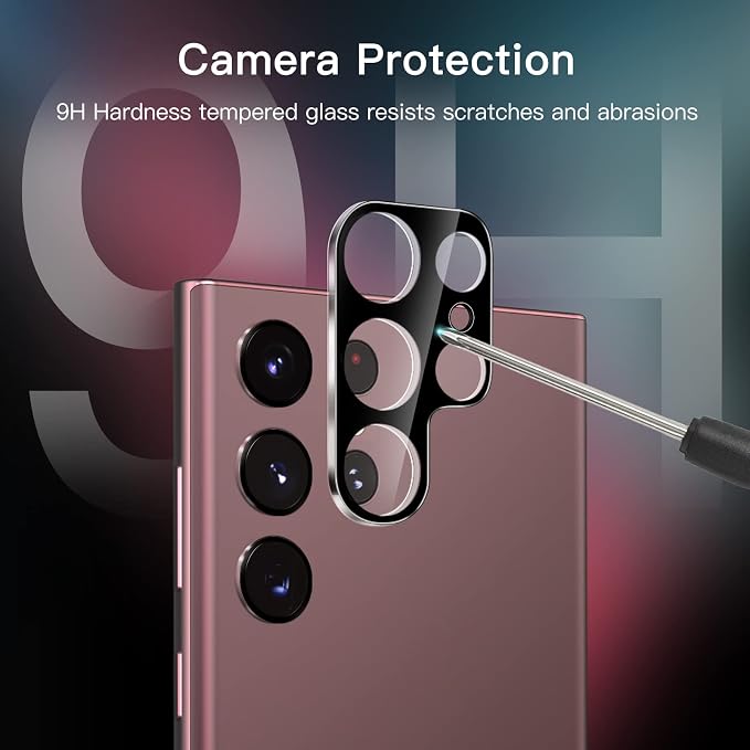 JETech Screen Protector for Samsung Galaxy S22 Ultra 5G 6.8-Inch - Image 6