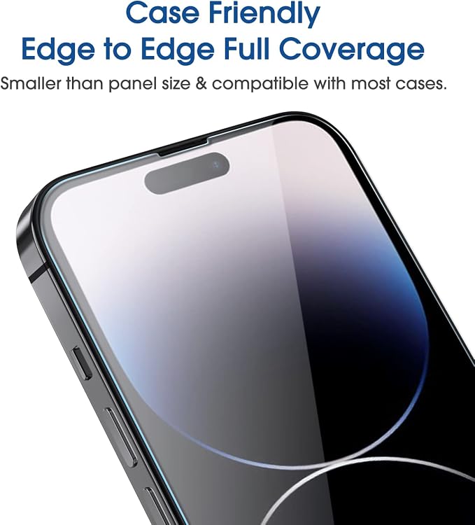 amFilm 2 Pack Tempered Glass Screen Protector + Camera Lens Protector - Image 6