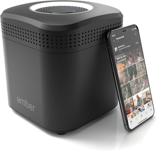 AmberPRO Personal Cloud Storage Device + AC2600 WiFi Router. Dual 2TB Hard by AmberX