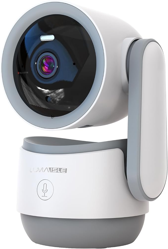 Indoor PTZ Camera with Privacy Mode, 2K 3MP Pan/Tilt Security Camera by Unknown