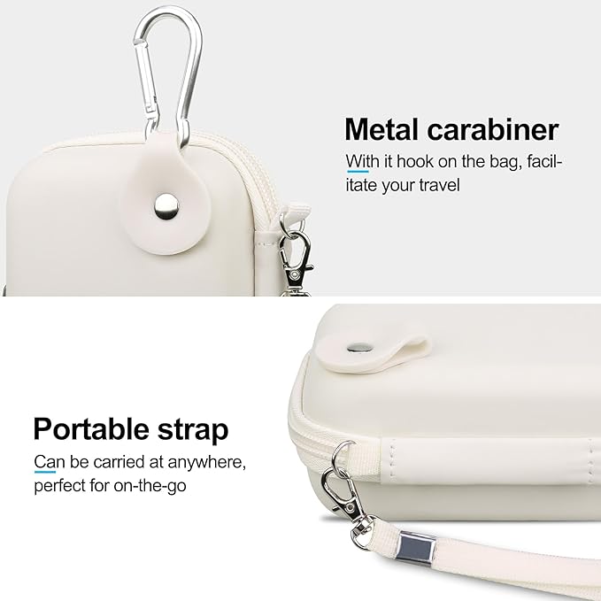 Lacdo Camera Carrying Case for Canon PowerShot ELPH 360/200/185/180/190/350 - Image 6